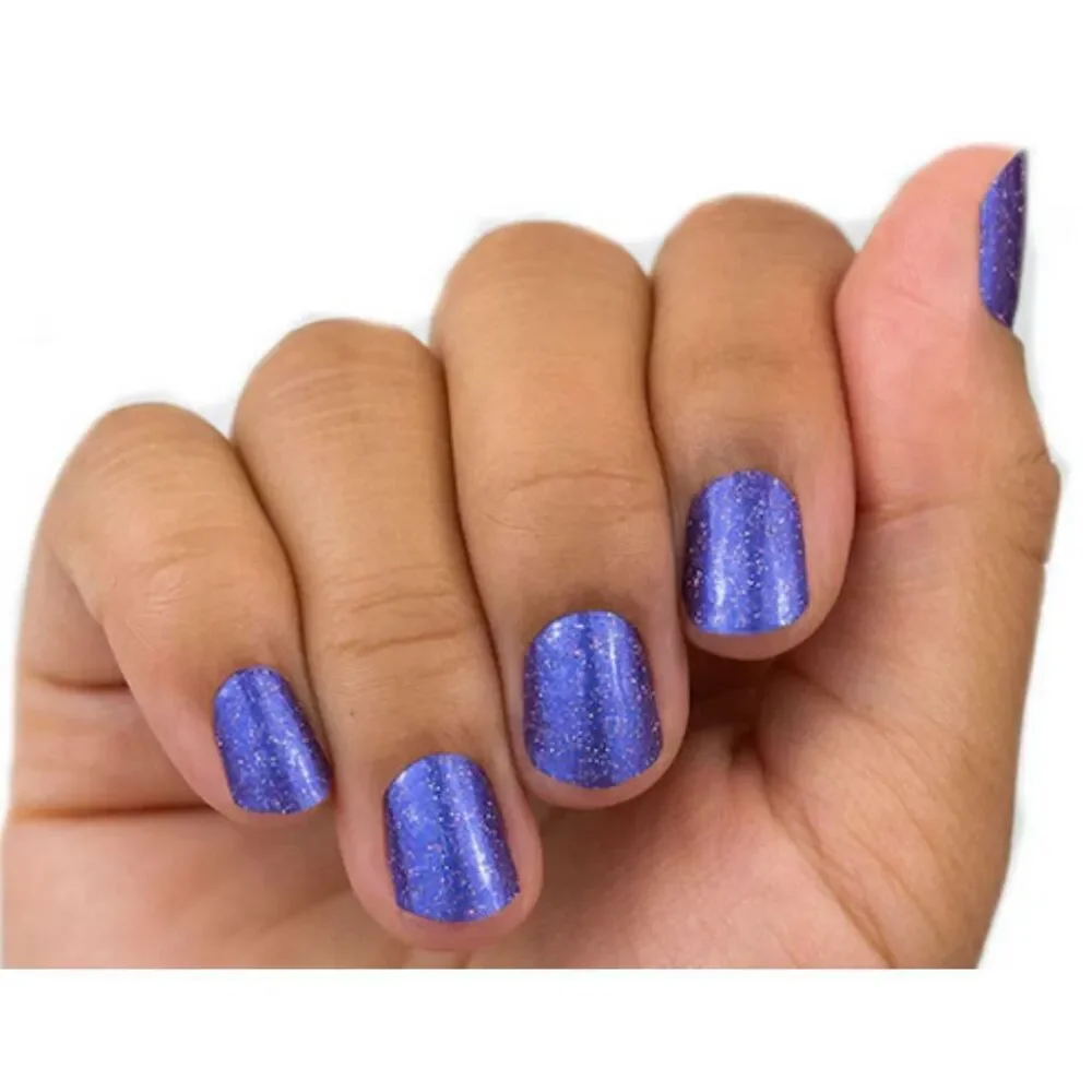 Juneau the Drill Color Street Pink Glitter Press-On Nails